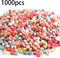1000pcs Acrylic Small Letter Beads Round Letter Beads Colorful Acrylic with Gold Letter Alphabet for Jewelry Making Alphabet Beads